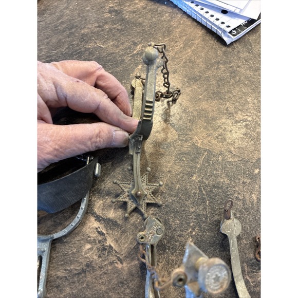 Lot If 5 Vintage Kids Spurs - Picture 10 of 13